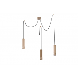 LOCUS L 3 LAMPA WISZĄCA AZ3404 ZŁOTY AZZARDO