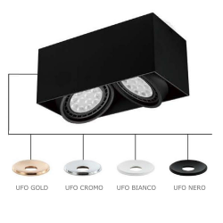 CARDI II NERO/UFO GOLD LAMPA NATYNKOWA OR82050 
ORLICKI DESIGN