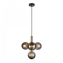 RAVENA  PND-2324-4B BRO+SG LAMPA WISZĄCA ITALUX