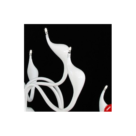 SNAKE 2 LAMPA WISZĄCA NOWOCZESNA AZZARDO MP6230-15 WHITE