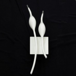 SNAKE KINKIET NOWOCZESNY AZZARDO MB6219-2B WHITE