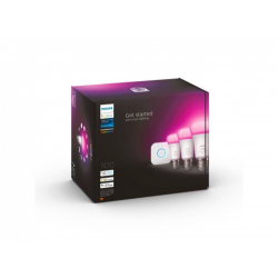 8719514291515 ZESTAW STARTOWY 3 x E27  2000-6500K + MOSTEK RGB PHILIPS HUE
