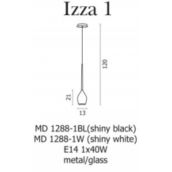 IZZA 1 ZWIS NOWOCZESNY AZZARDO MD1288-1W