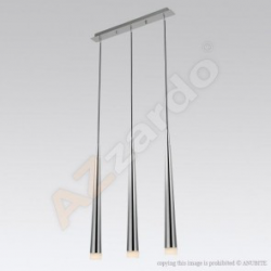 STYLO 3 CHROME LAMPA WISZĄCA AZZARDO MD1220B-3