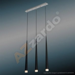 STYLO 3 BLACK LAMPA WISZĄCA AZZARDO MD1220B-3 (BLACK)