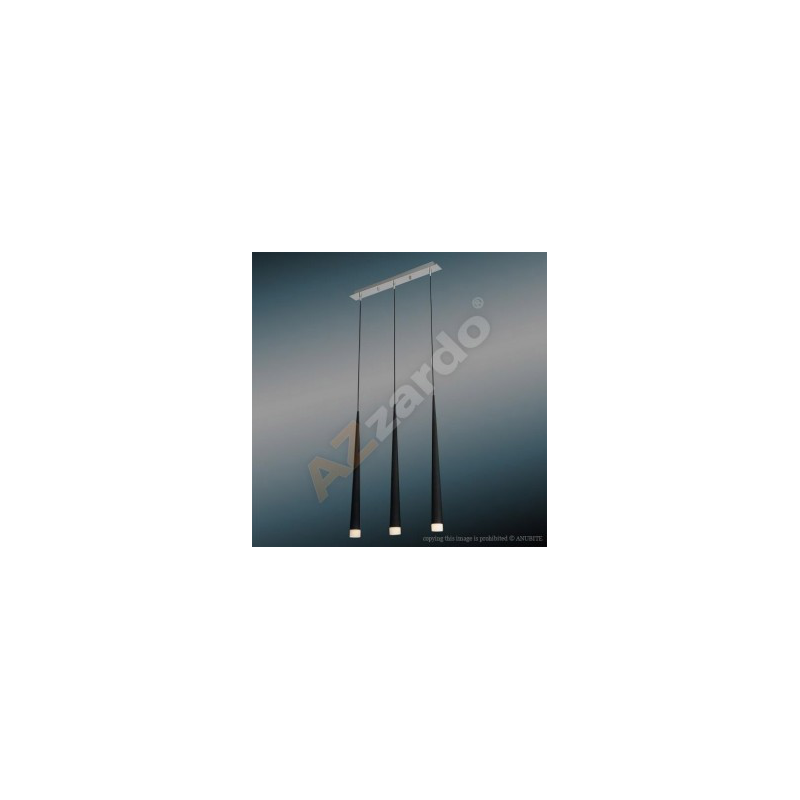 STYLO 3 BLACK LAMPA WISZĄCA AZZARDO MD1220B-3 (BLACK)